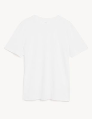 Slim Fit Pure Cotton Crew Neck T-Shirt