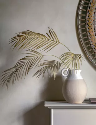 Set Of 3 Artificial Dried Palm Single Stems