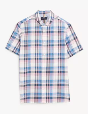 Pure Cotton Check Shirt