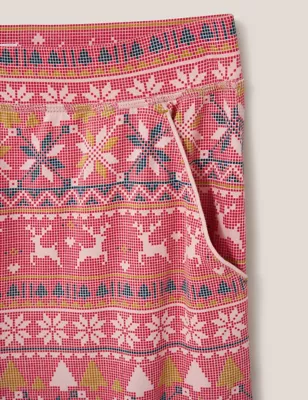 Cotton Rich Fair Isle Pyjama Bottoms