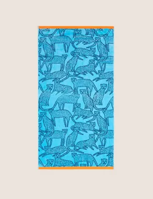 Pure Cotton Leopard Beach Towel