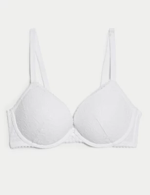 Flexifit&trade; Lace Wired Push-Up Bra A-E