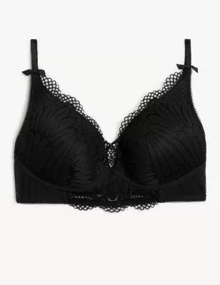Nova Lace Non Wired Plunge Bra A-E