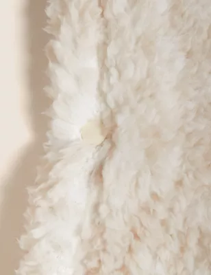 Teddy Fleece Hooded Blanket