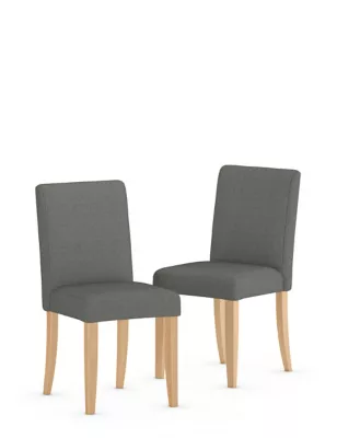 Set Of 2 Milton Plain Dining Chairs