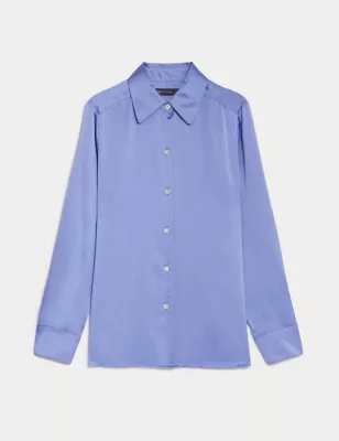 Satin Collared Shirt