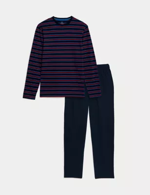 Pure Cotton Striped Pyjama Set