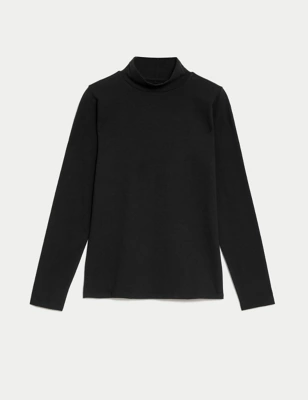 Cotton Rich Slim Fit Top