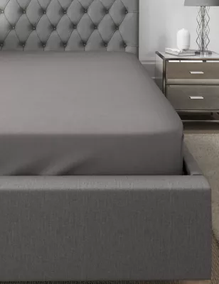 Cotton Rich Percale Deep Fitted Sheet