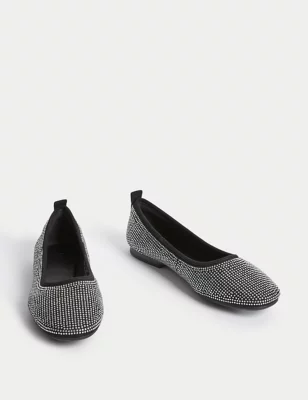 Sparkle Flat Ballet Pumps