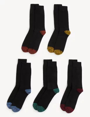 5pk Cool & Fresh&trade; Cotton Rich Socks