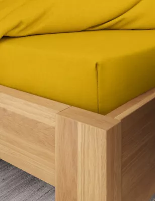 Cotton Rich Percale Fitted Sheet