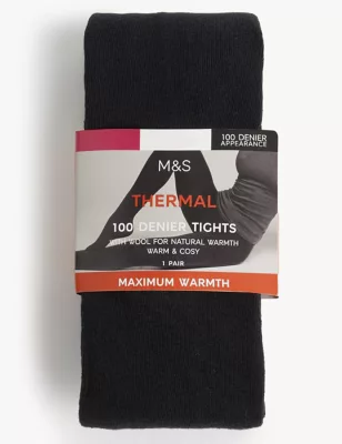 100 Denier Thermal Tights