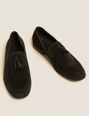 Velvet Slip-On Loafers