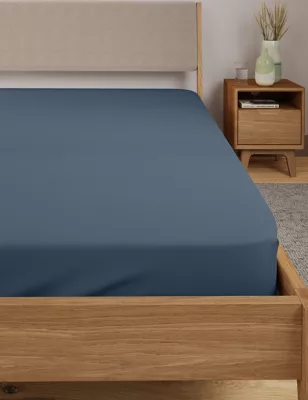 Bamboo Cotton Blend Sateen Fitted Sheet