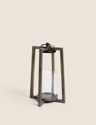 Wooden Frame Lantern