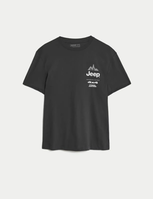 Pure Cotton Jeep&trade; Graphic T-Shirt