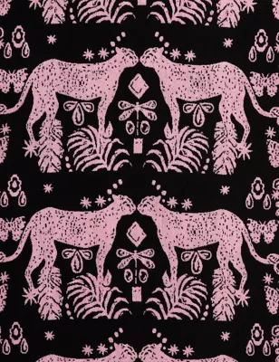 Pure Cotton Leopard Jacquard Towel