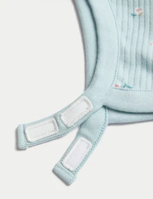 3pk Pure Cotton Floral Bonnets (0-1 Yrs)