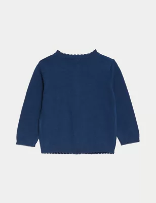 Knitted Sparkle Cardigan (0-3 Yrs)