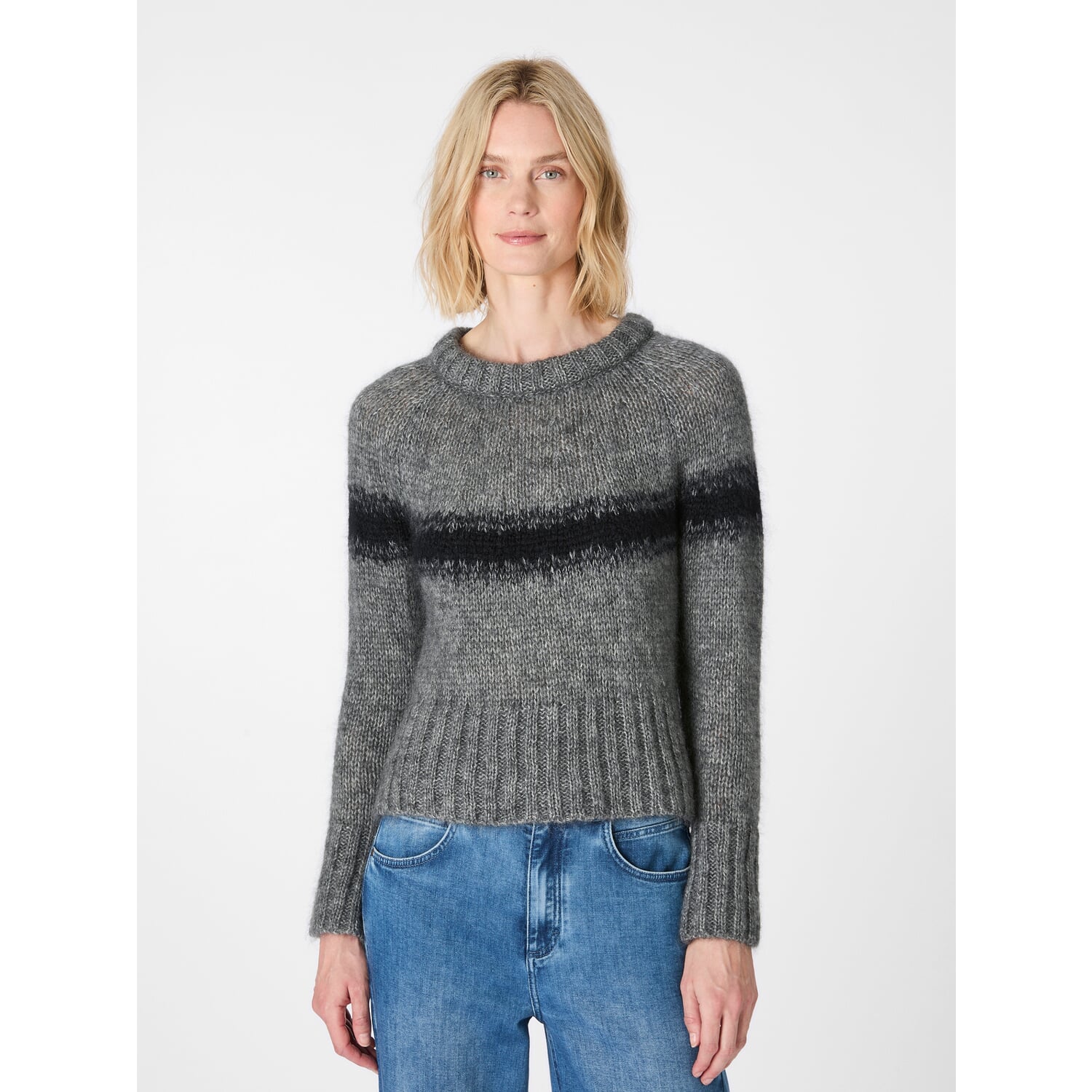 Ladies jacquard sweater
