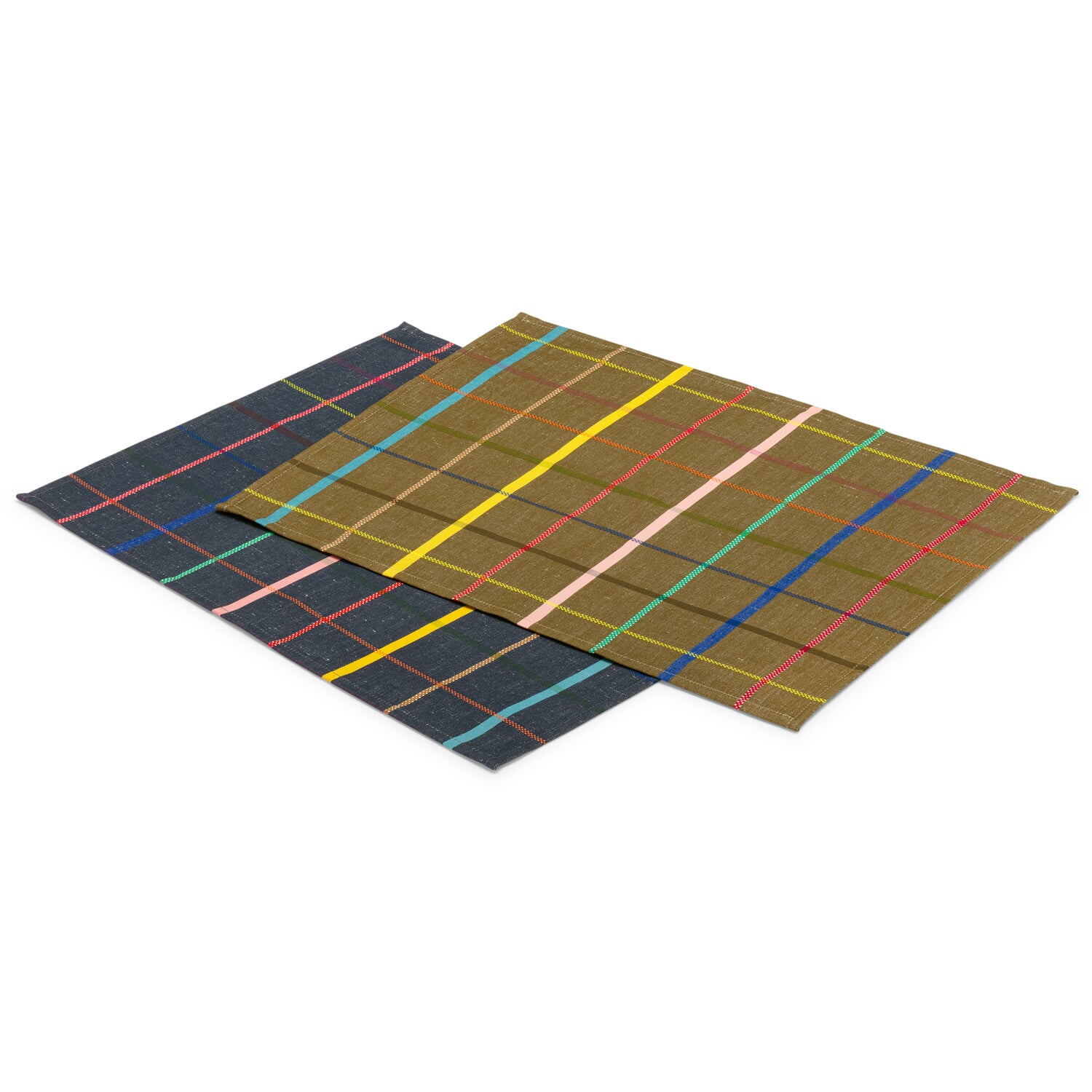 Placemat colorful checkered