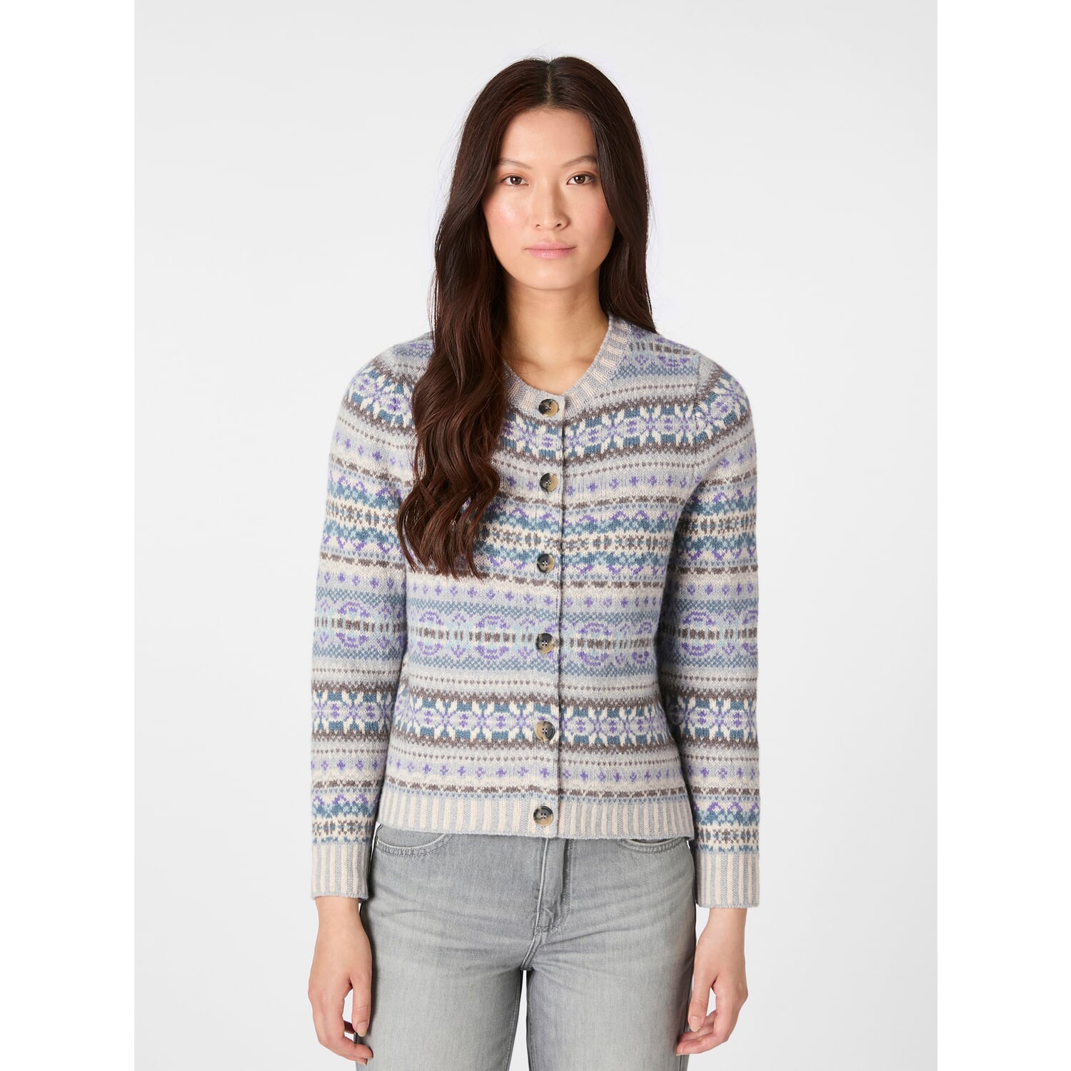 Patterned ladies cardigan