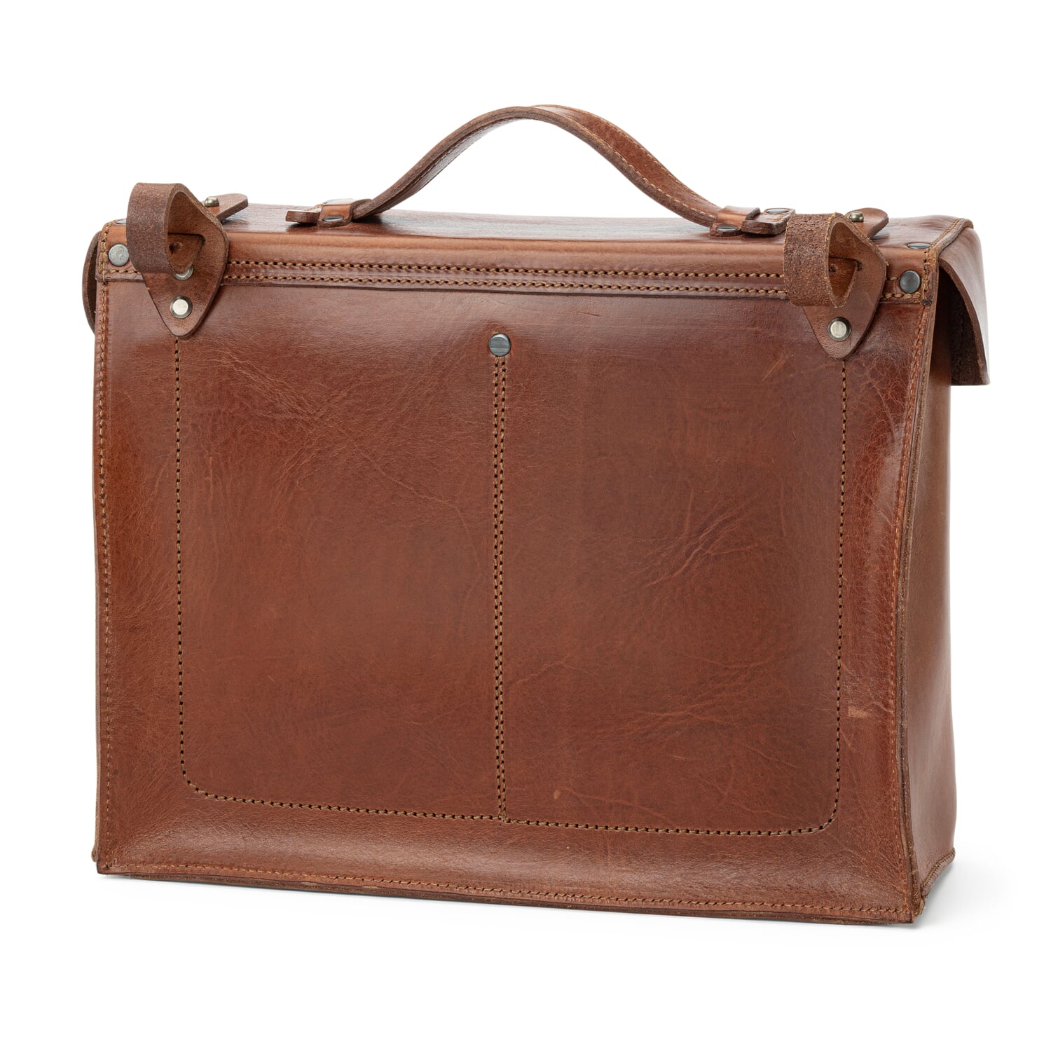 Luggage carrier bag cowhide