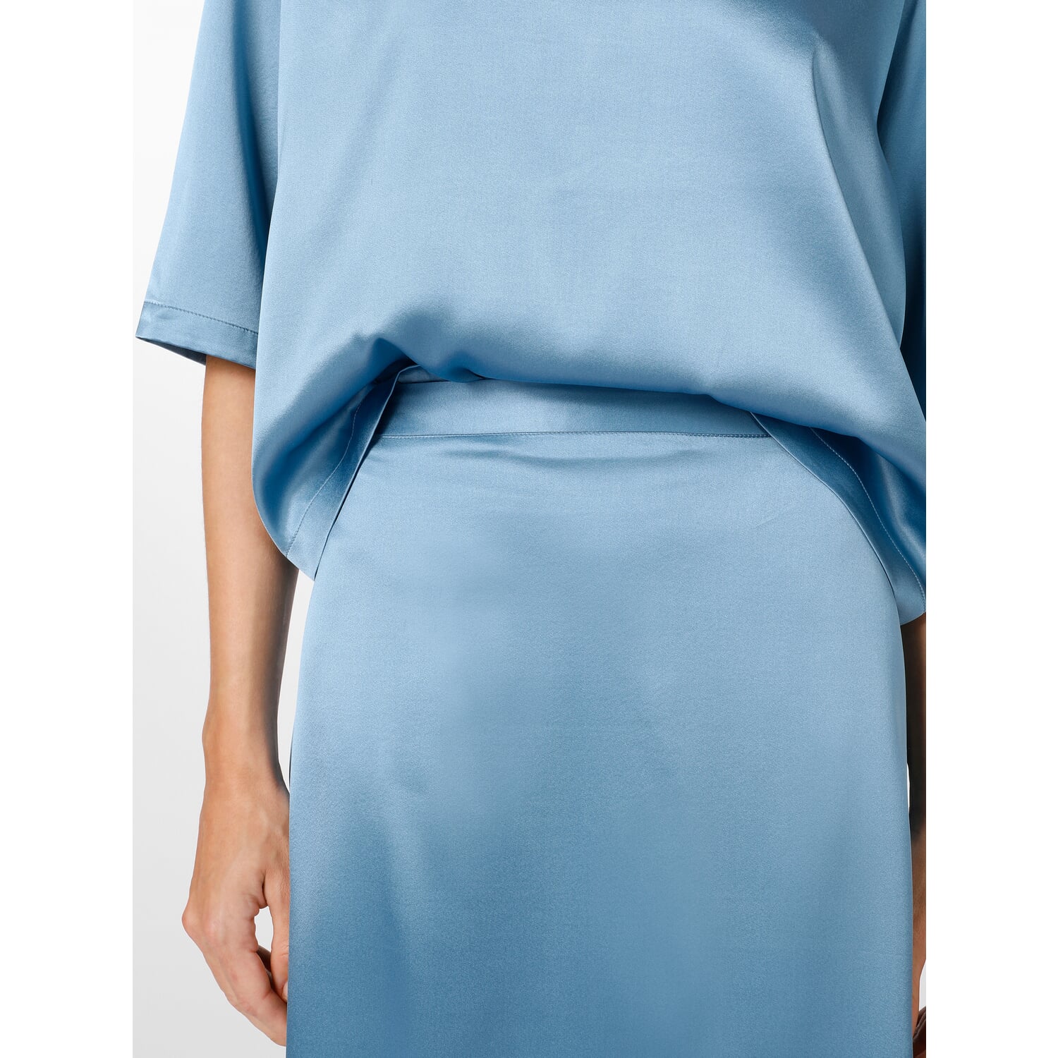 Ladies skirt silk satin