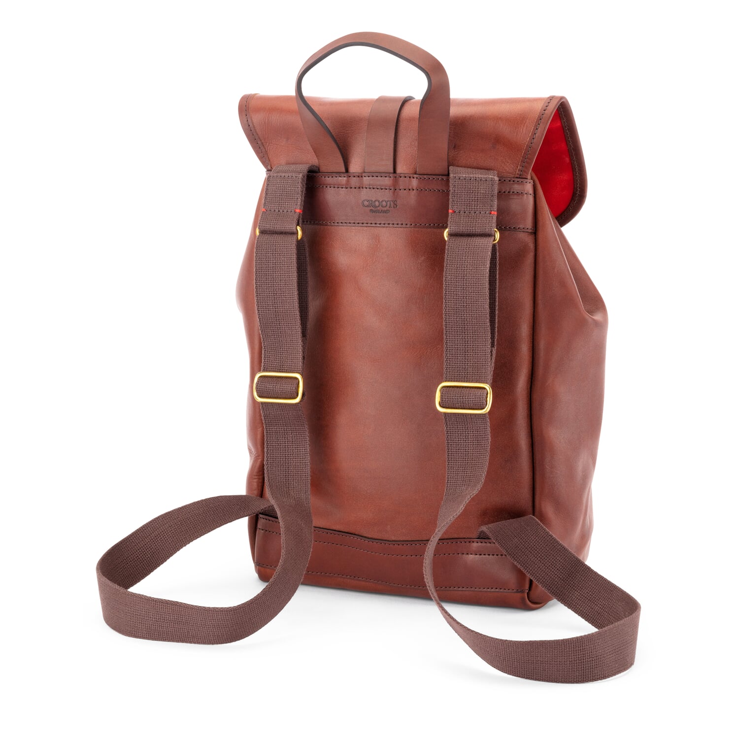 Leather backpack