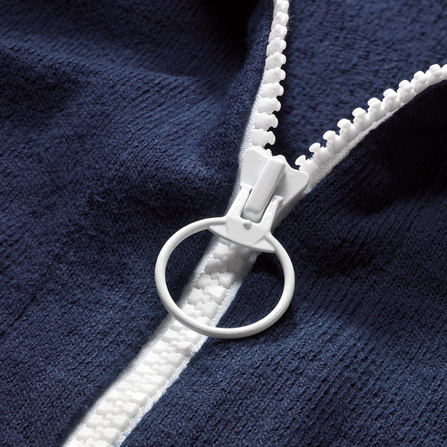 Ladies terry hooded jacket