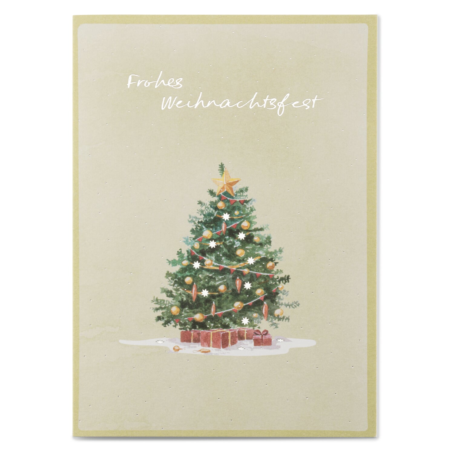 Greeting card recycled paper