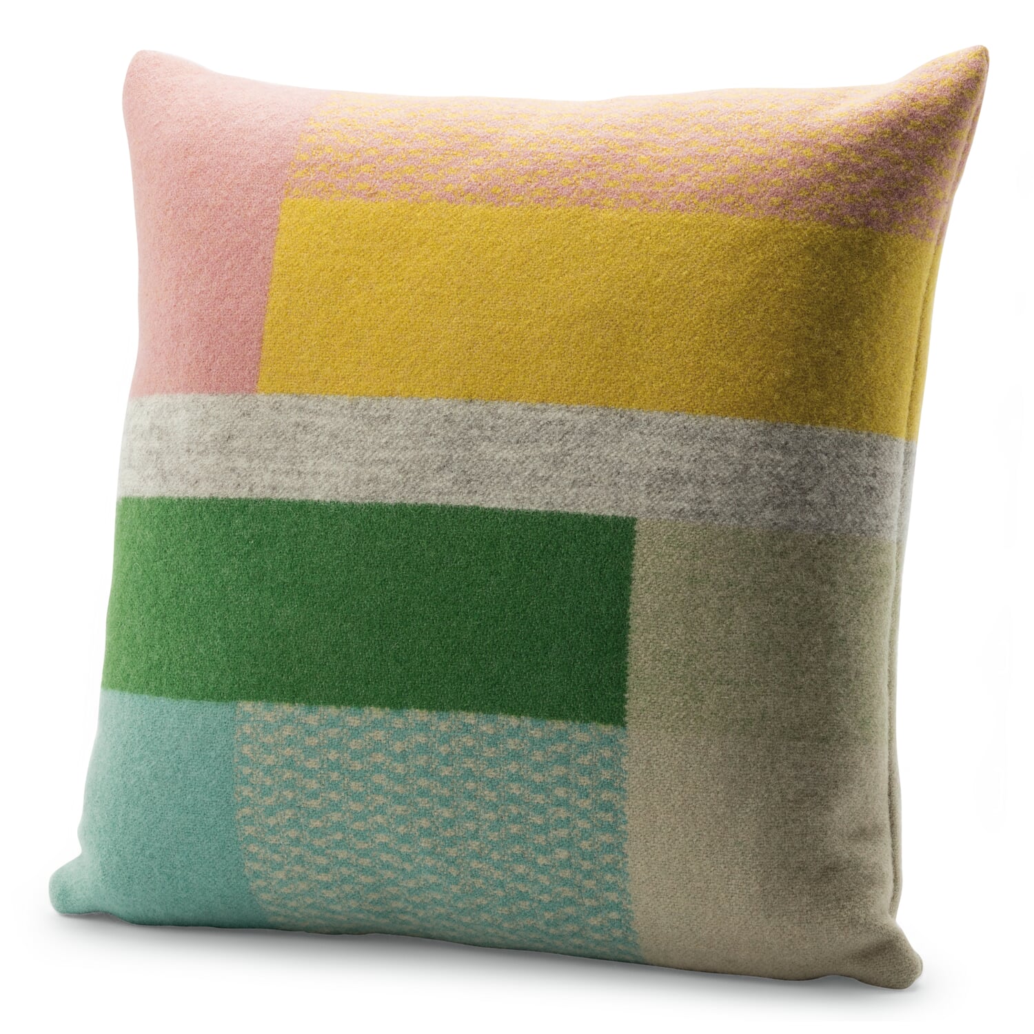 Lambswool pillowcase Bauhaus style