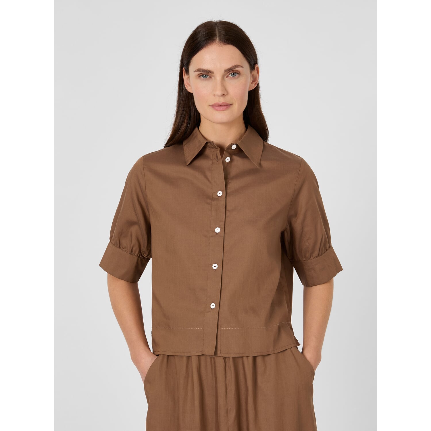 Ladies' blouse Lyocell cotton