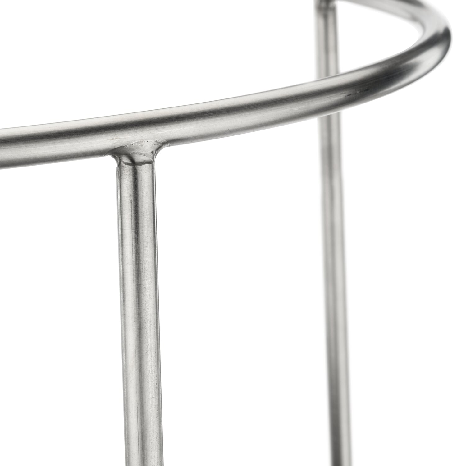 Stainless steel stand for bird feeder or bird bath ceramic