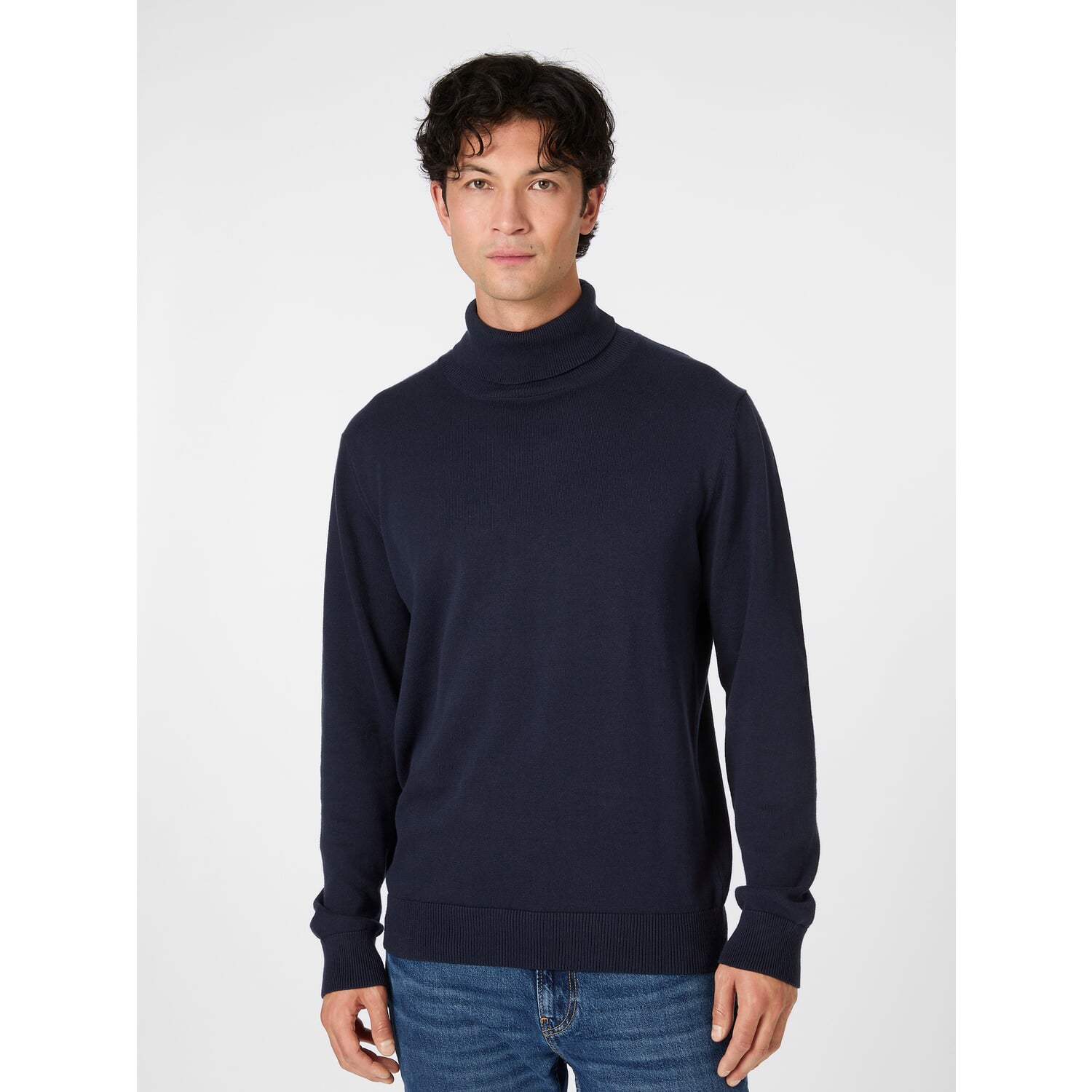Men's cotton turtleneck