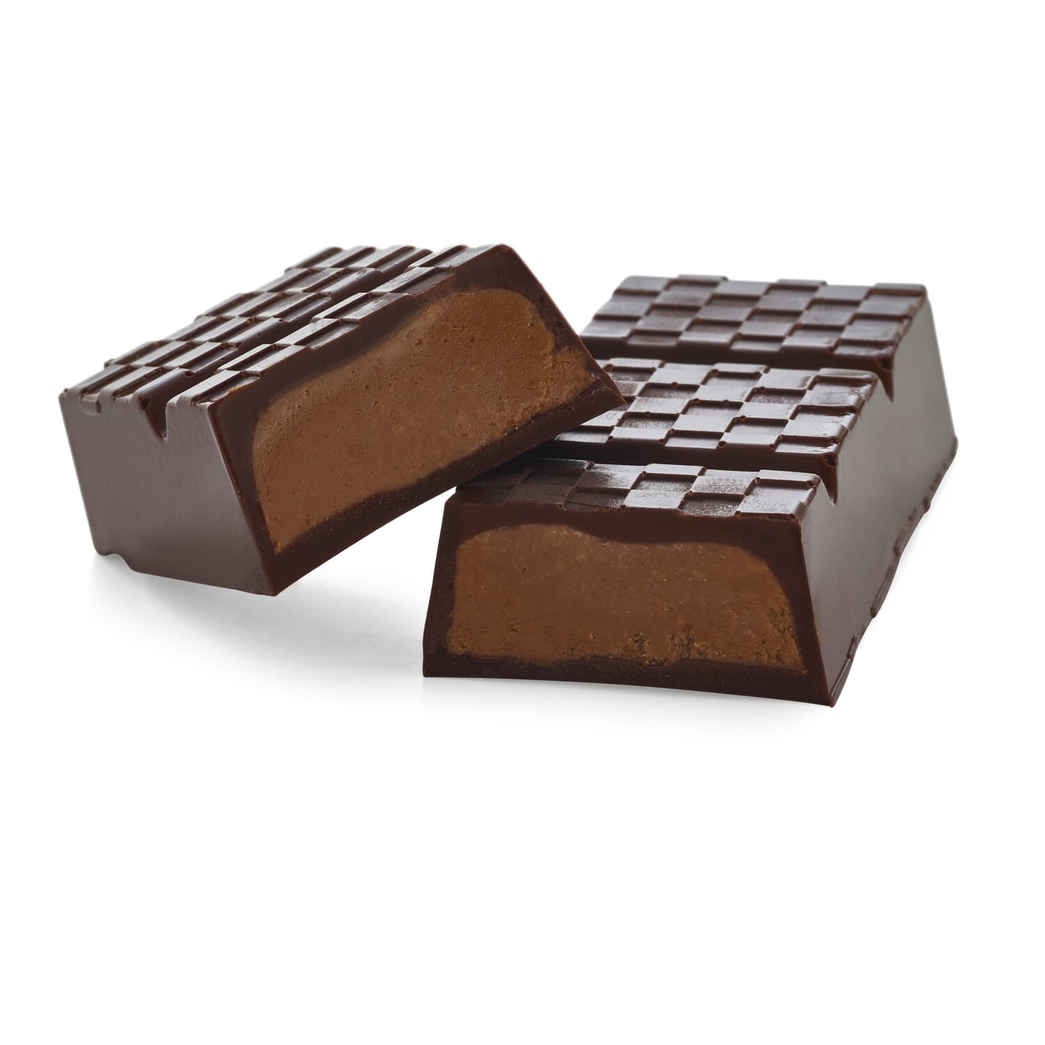 Belgian chocolate bar nougat praline