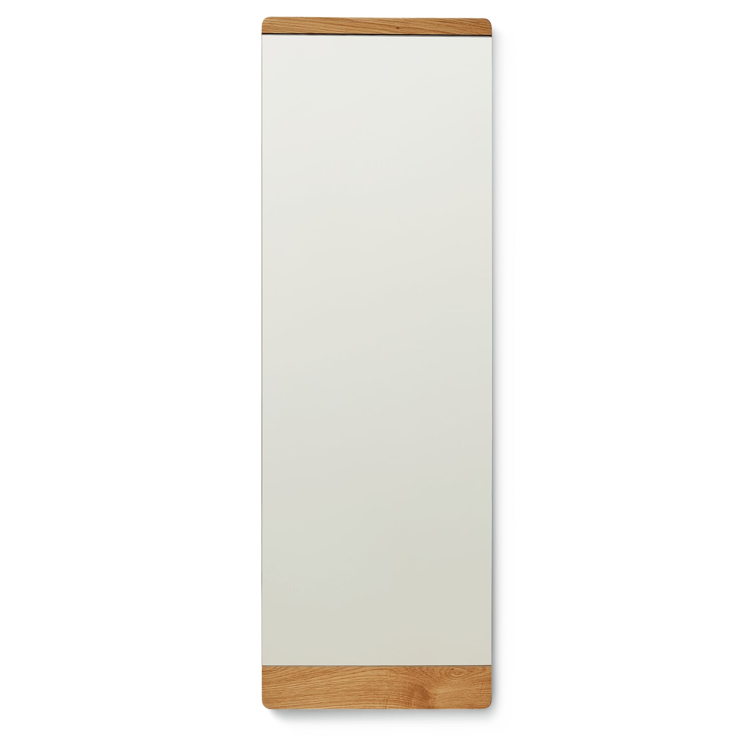 Wall mirror oak wood high
