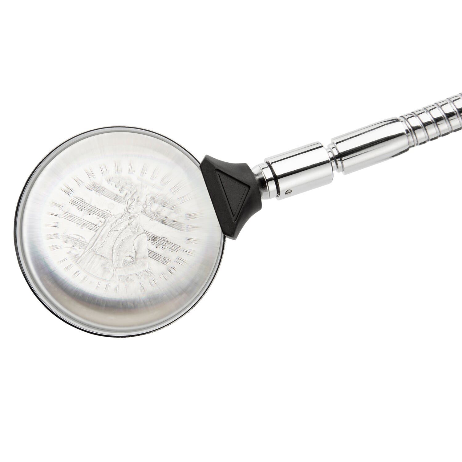 Stand magnifier with metal gooseneck