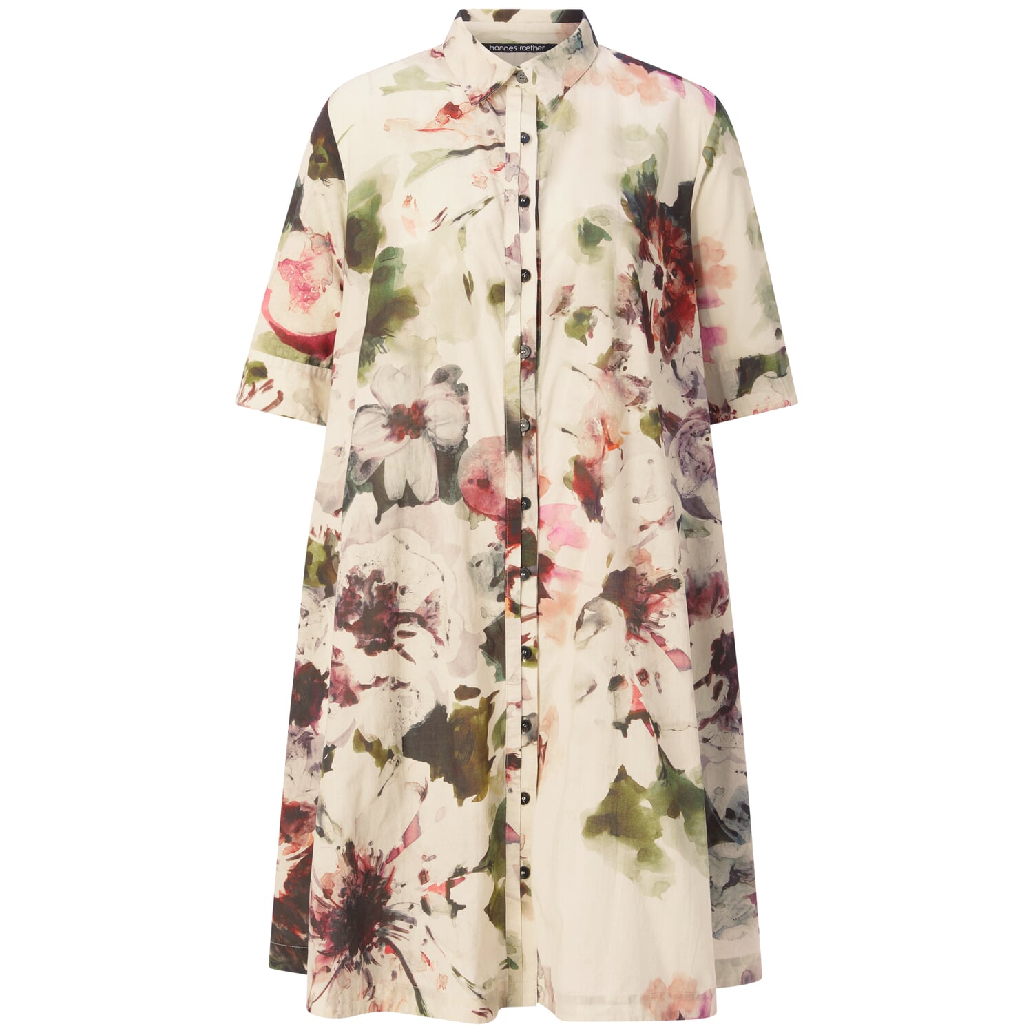 Ladies dress buttoned