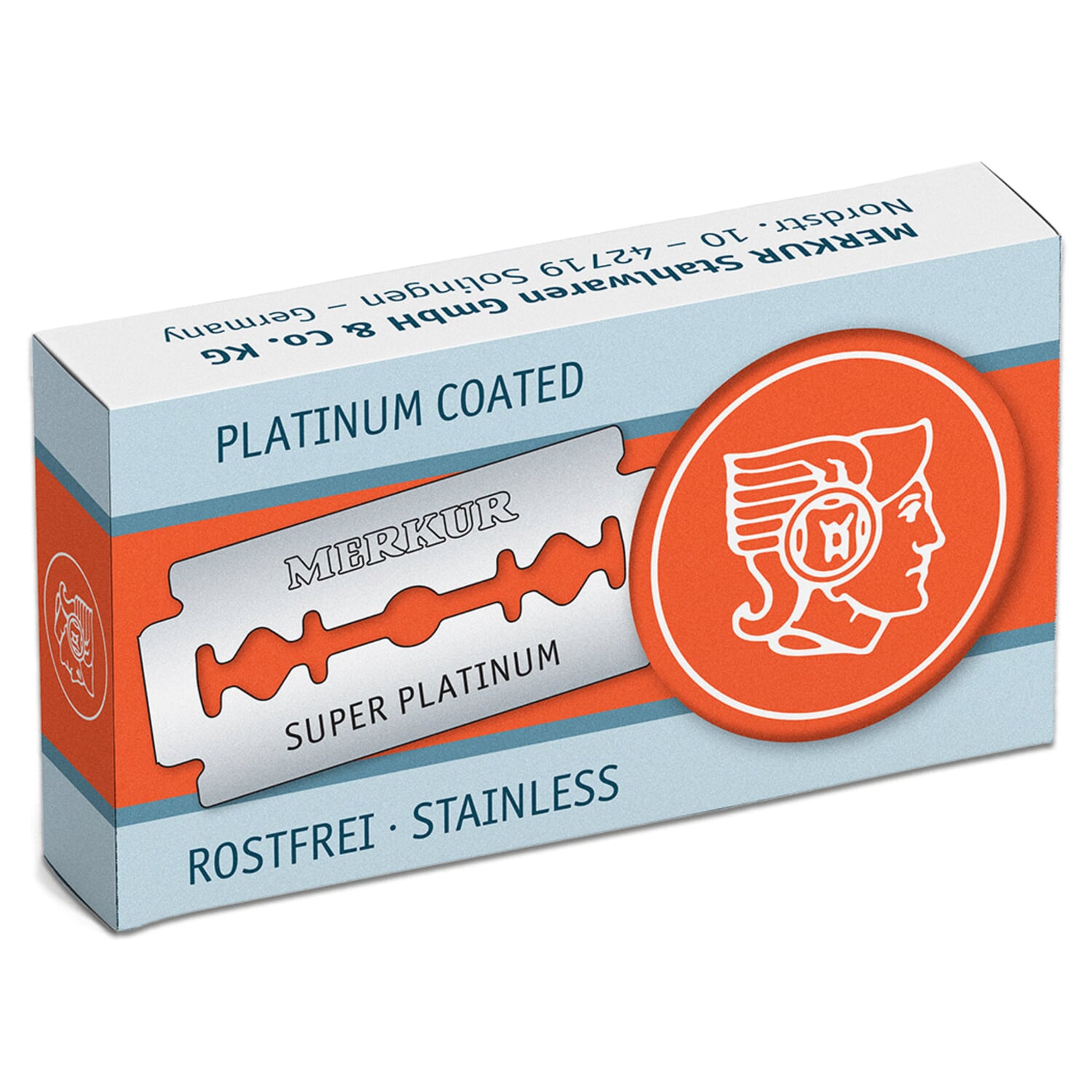 Razor Blades Stainless Steel Platinum