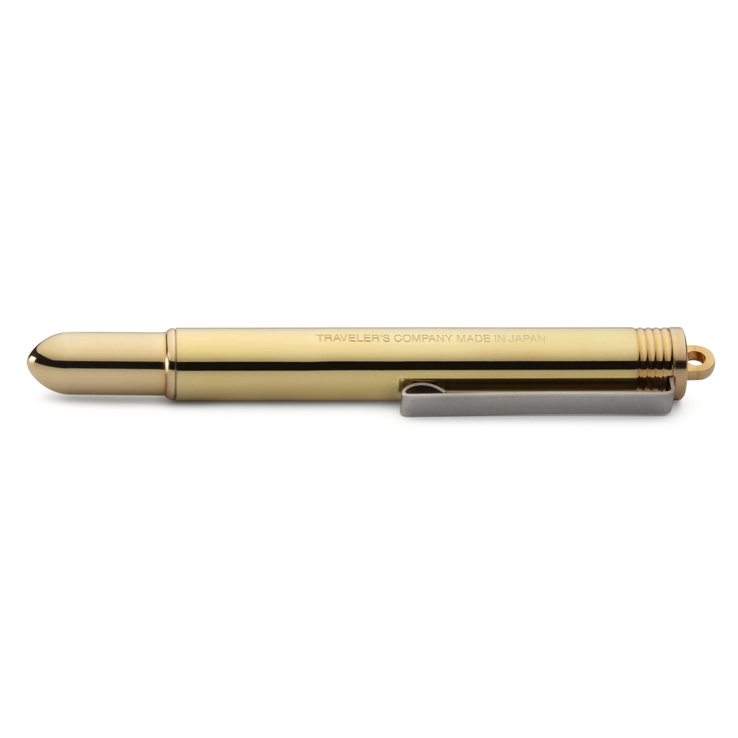 Pocket fountain pen brass