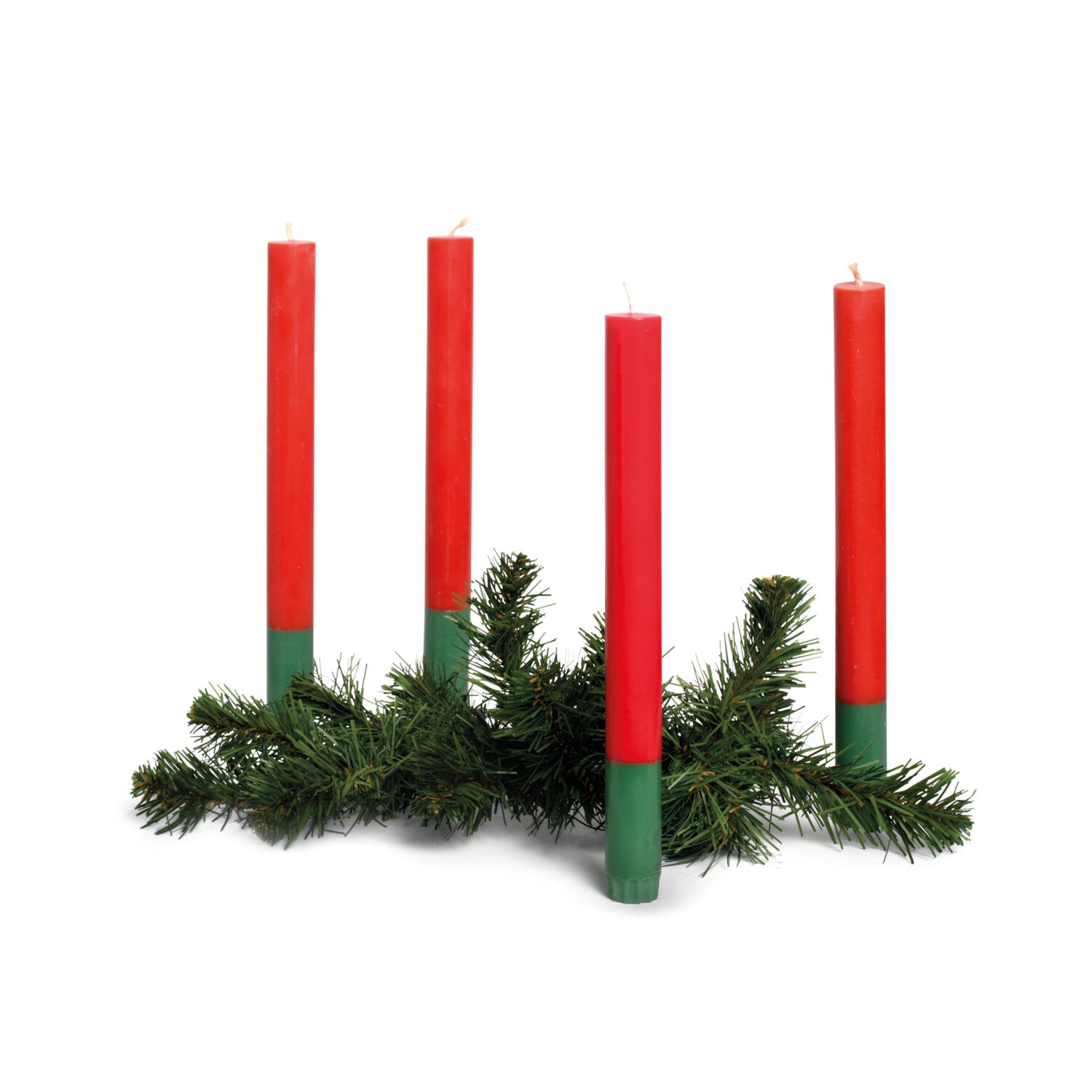 Stick candle Advent wreath