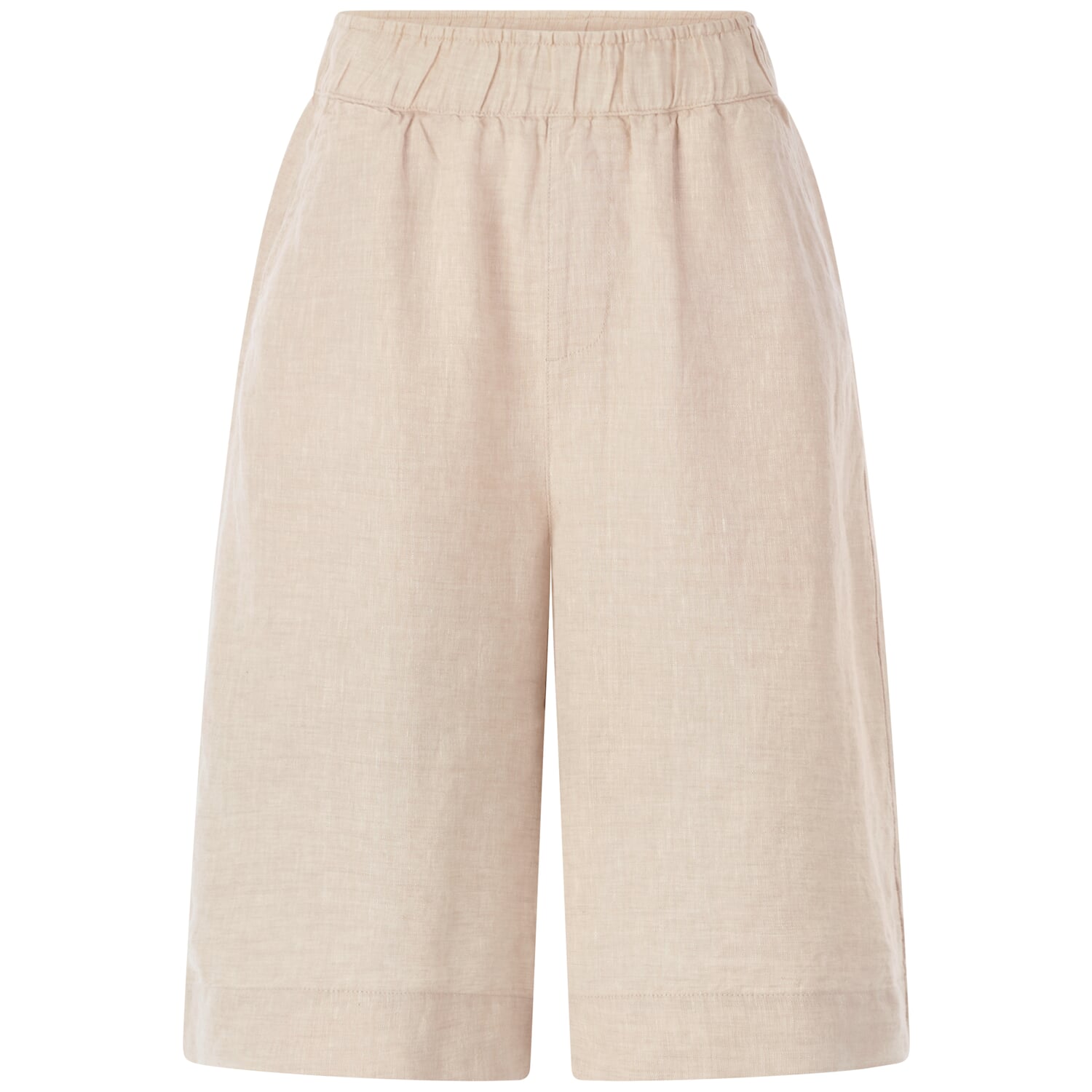 Ladies' linen Bermuda trousers
