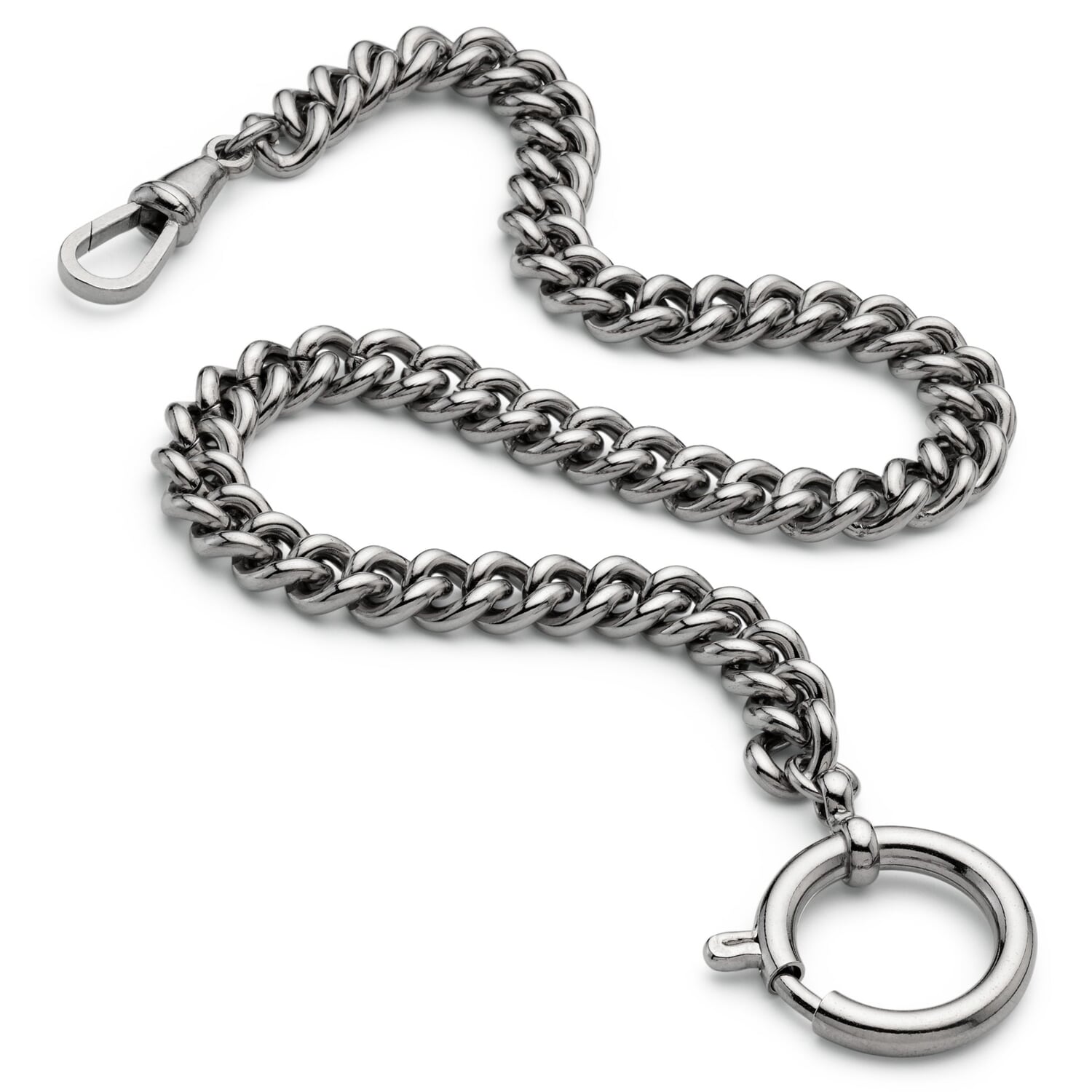 Watch chain brass palladium plated