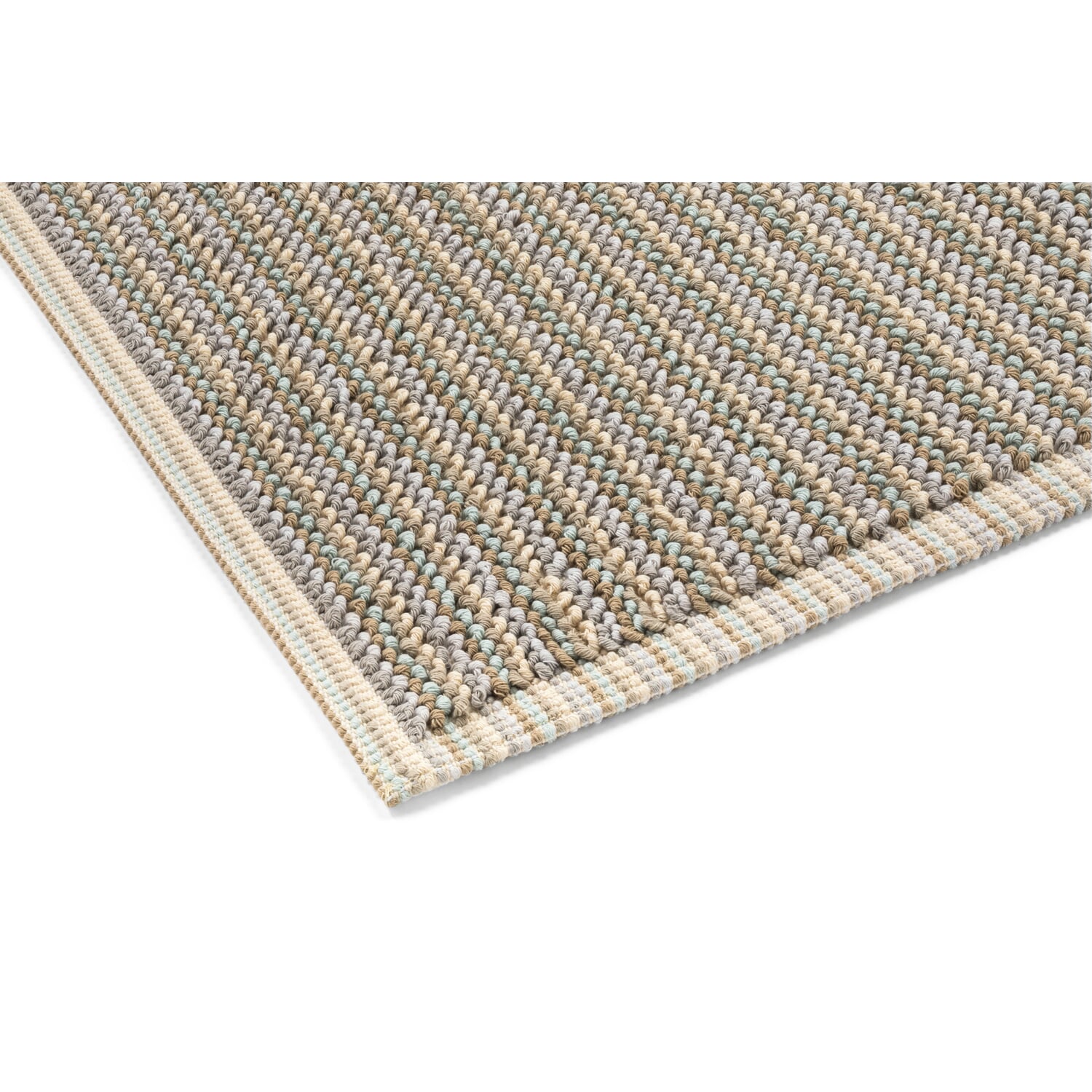 Bath mat colored woven