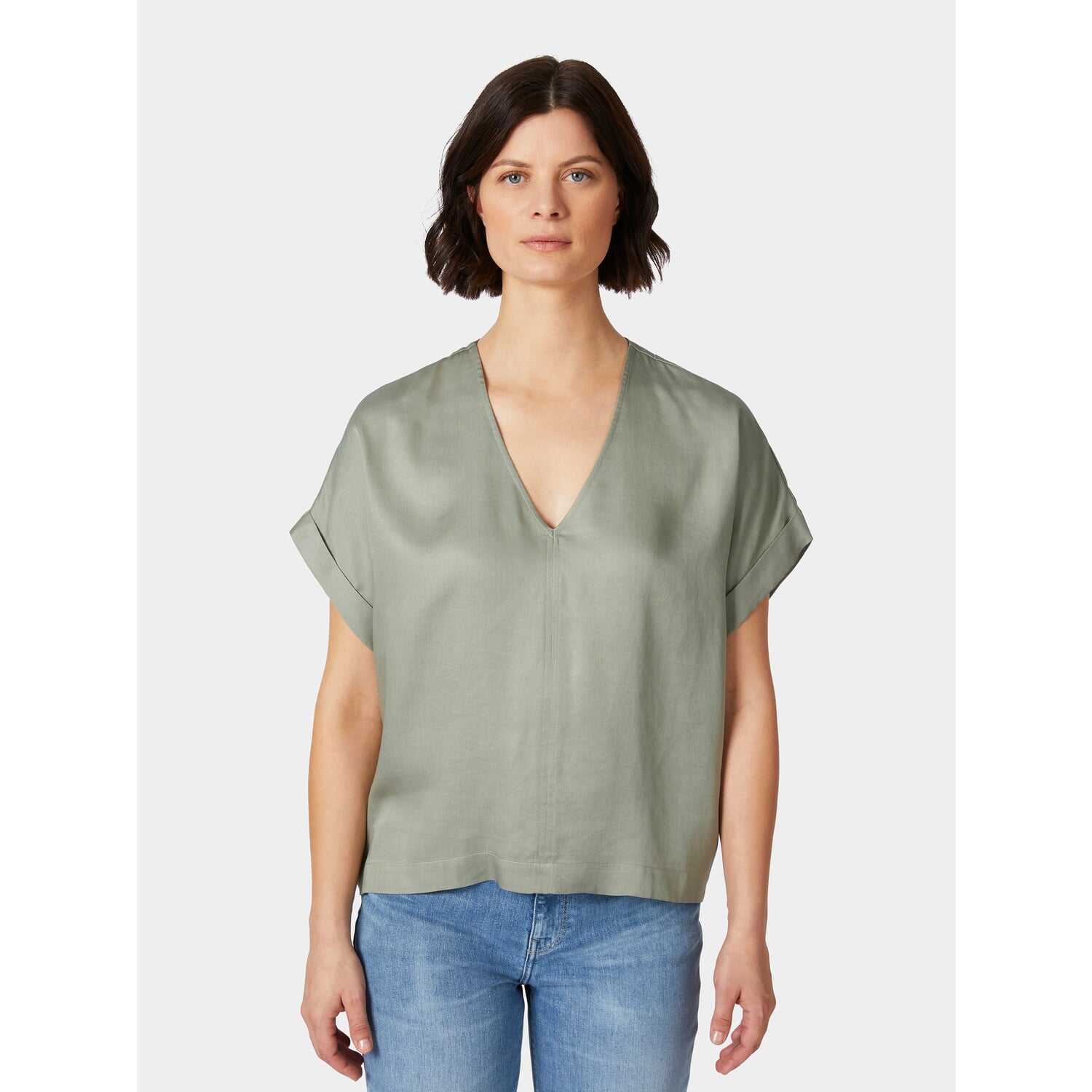 Ladies blouse short sleeve