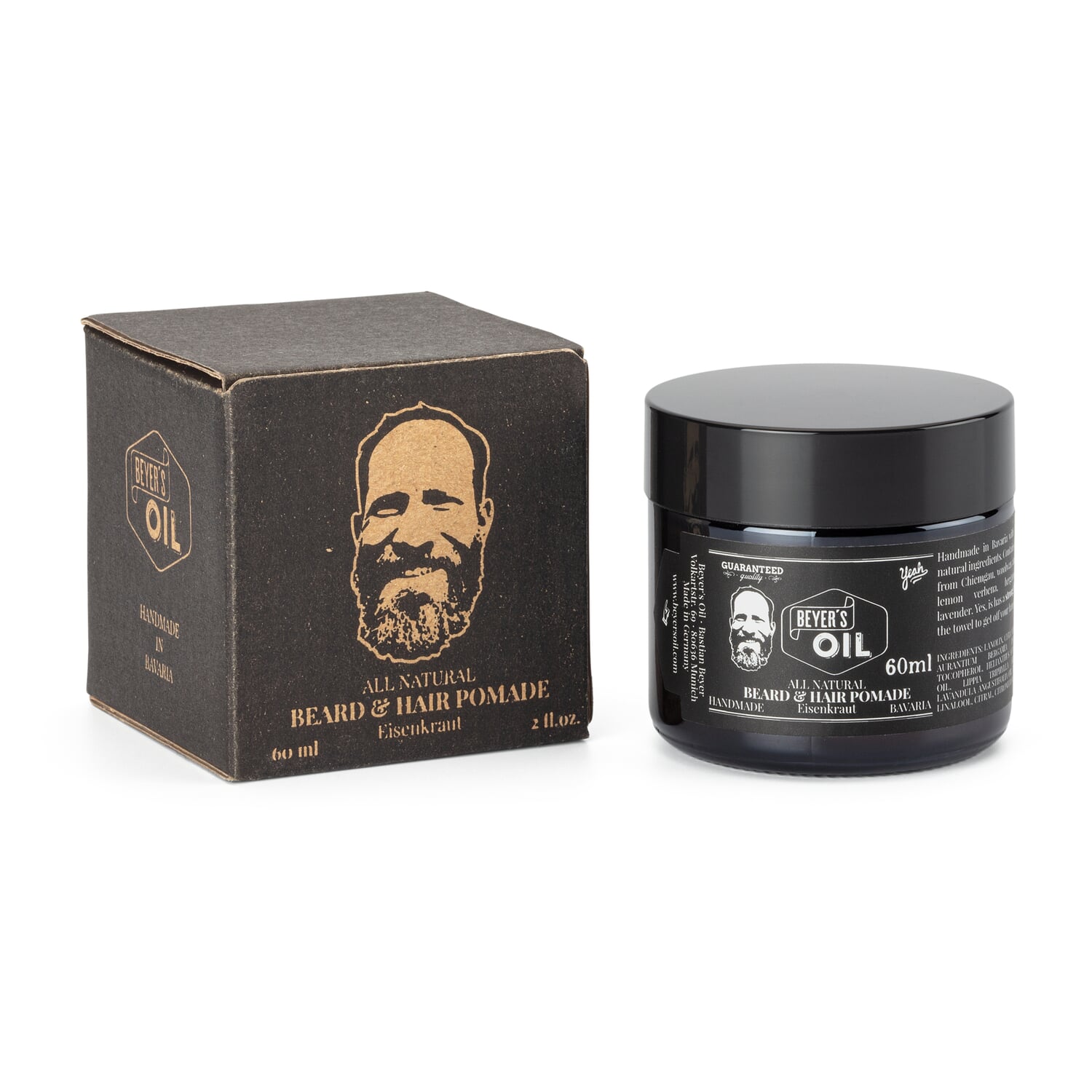Beard and hair pomade