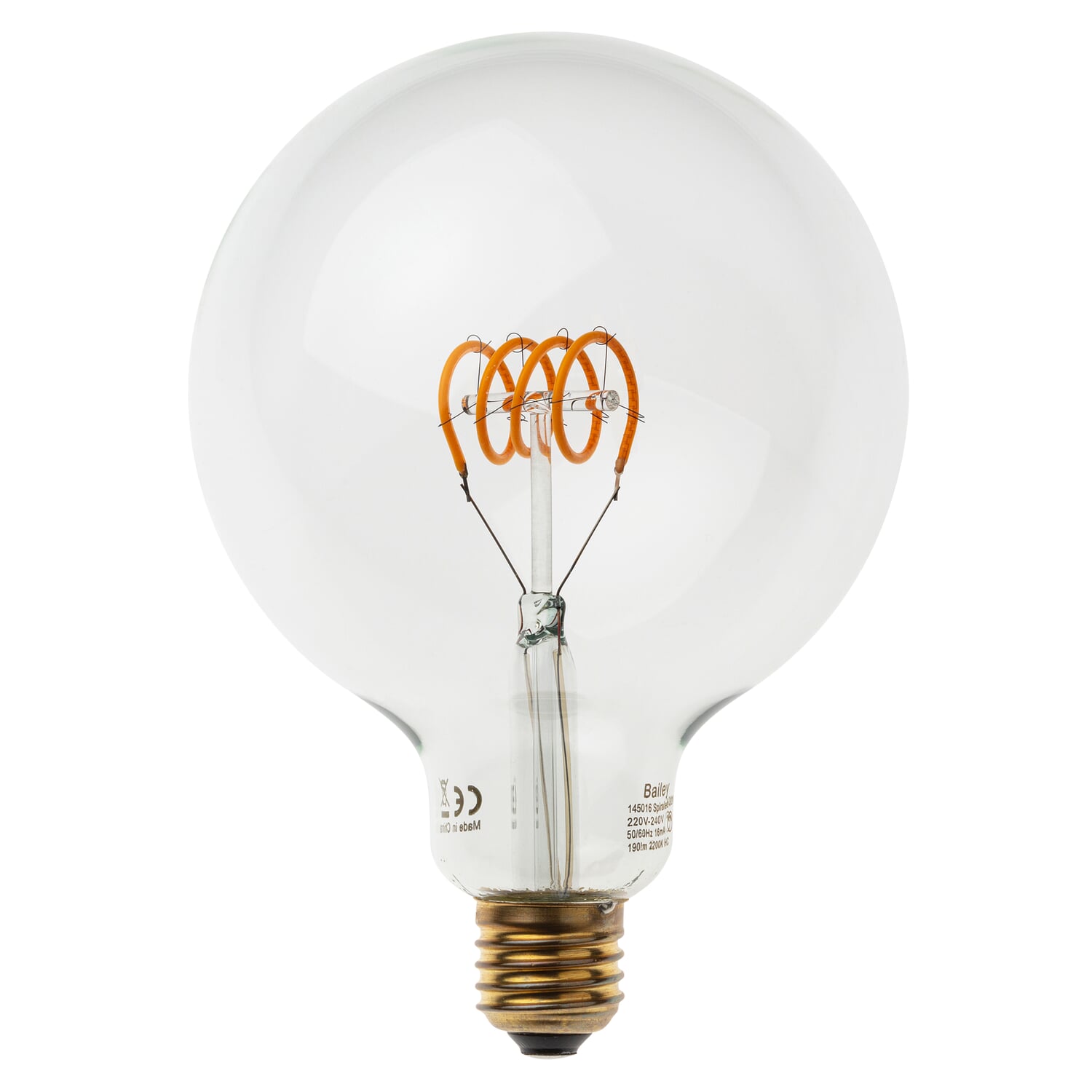 LED Filament Lamp Spiral Filament