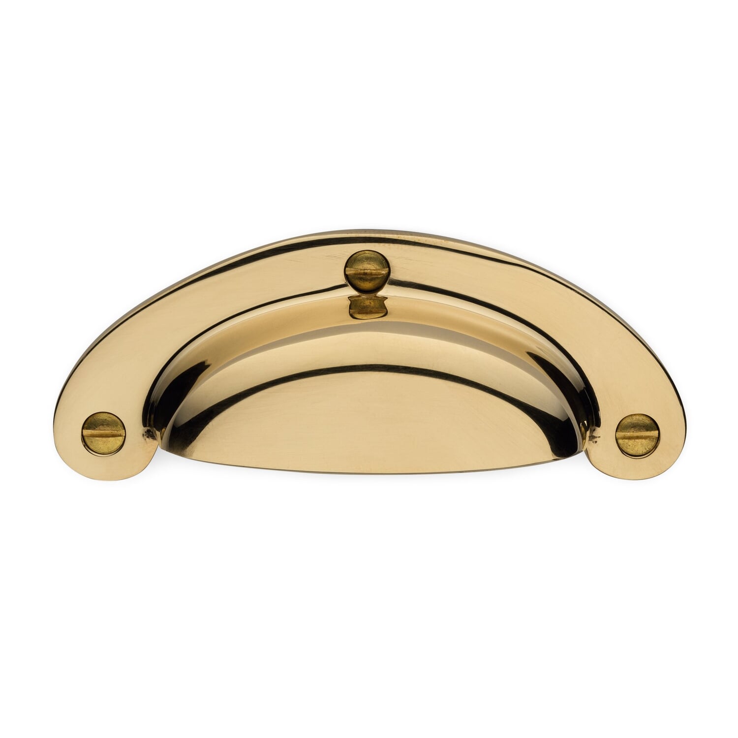 Shell handle brass